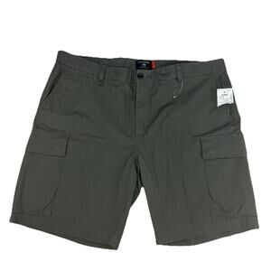 NWT Dockers Smart 360 Tech Men's Cargo Shorts Sz 38 Olive Green Ripstop NEW